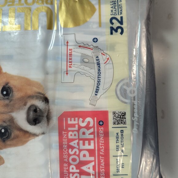 Paw Inspired Ultra Protection Disposable Dog Diapers - Size Small - NWT - Picture 2 of 4